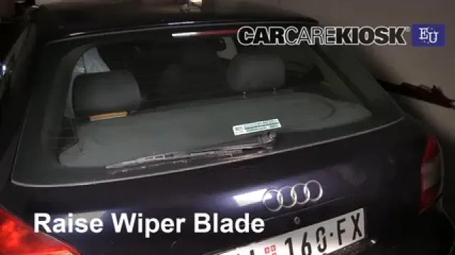 2001 Audi A3 TDI 1.9L 4 Cyl. Turbo Diesel Balais essuie-glace arrière Changer les balais des essuie-glace